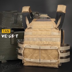 WoSporT JPC 2.0 MOLLE Plate Carrier – Tan | ANAREUS