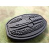 3D gumová nášivka SPAEHER KA-BAR Patch - Černá