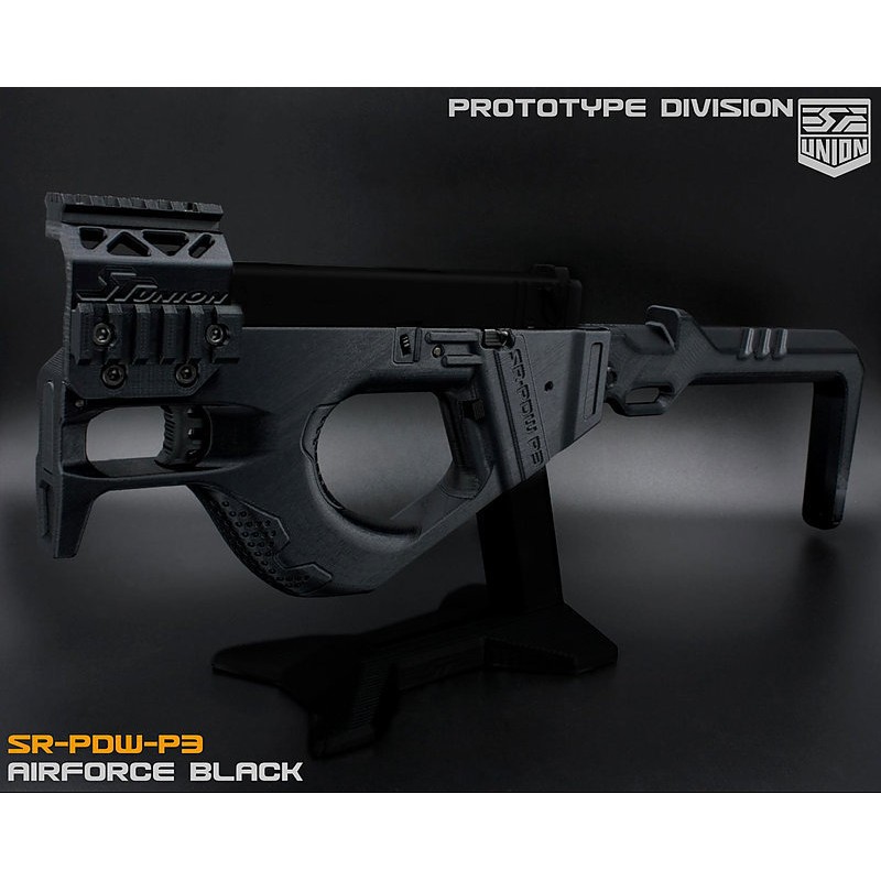 SRU - Airsoft PDW P3 Conversion for WE Glock - Black