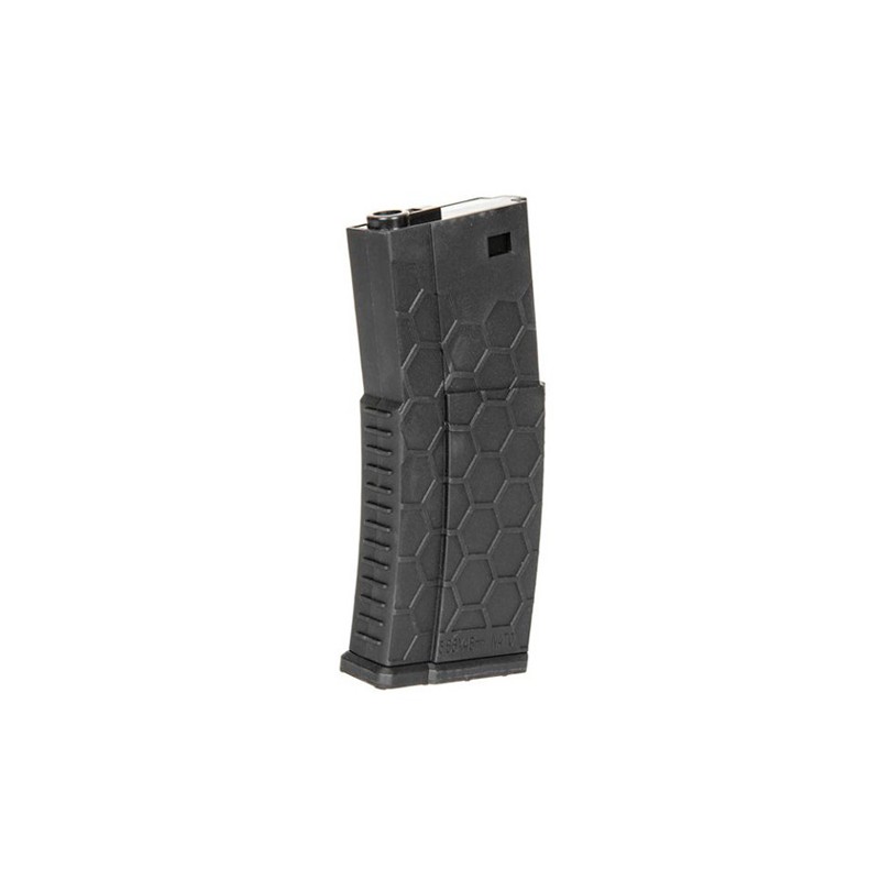 SW Hexmag style airsoft 300rds magazines for M4 AEG - BLACK