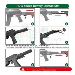 LCT airsoftový samopal PP-19 Vityaz ZK PDW-9MM EBB Blowback | ANAREUS