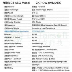 LCT airsoftový samopal PP-19 Vityaz ZK PDW-9MM EBB Blowback | ANAREUS
