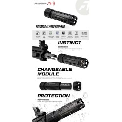 Nasvětlovací tlumič Predator MKIII (Blaster MS) + QD tlumič výšlehu