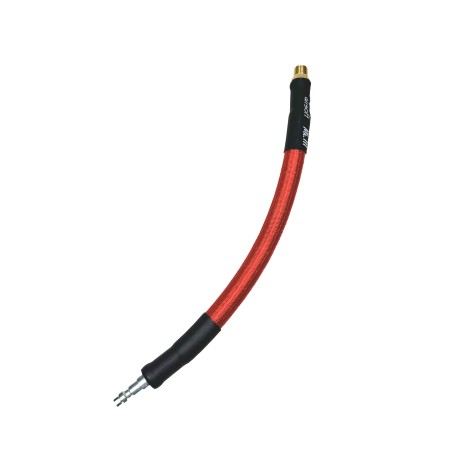 IGL Hadice HPA - QD samec + 1/8NPT - 20cm s opletem - červená