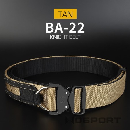 WoSporT taktický MOLLE opasok KNIGHT – Piesková | ANAREUS