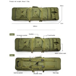 WoSporT transportná taška na 2 zbrane 100 × 30 × 5 cm | ANAREUS