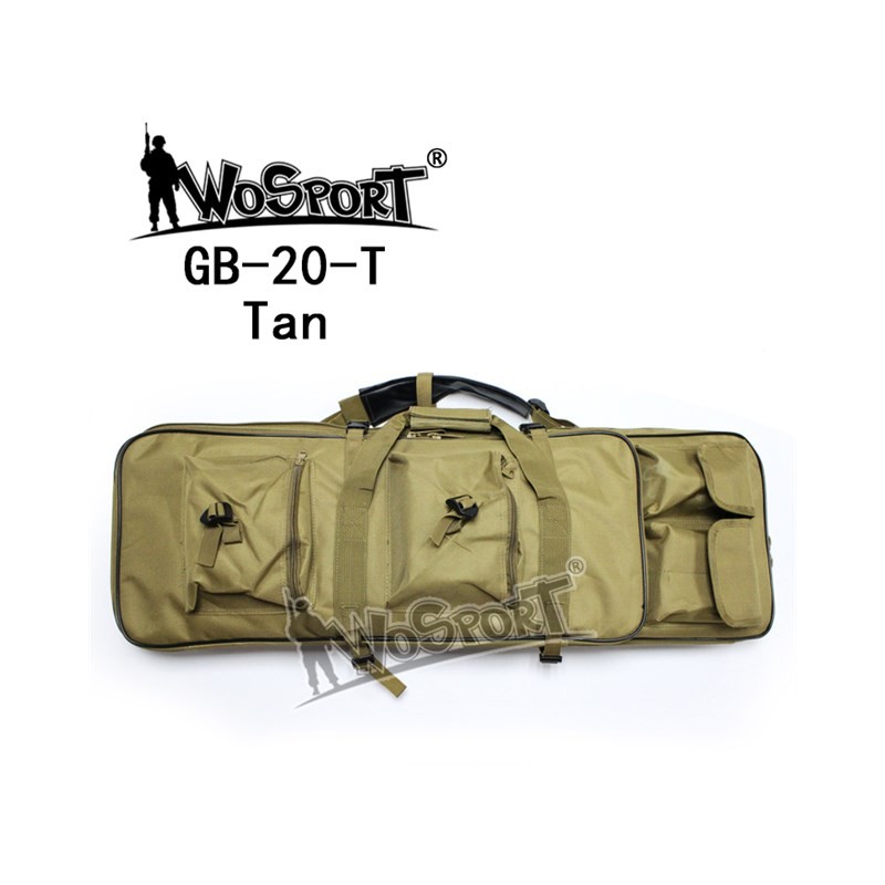 WoSporT transportná taška na 2 zbrane 85 × 30 × 5 cm – Tan | ANAREUS