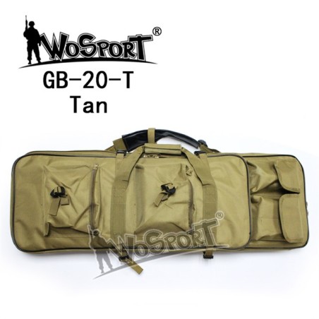 WoSporT transportná taška na 2 zbrane 85 × 30 × 5 cm – Tan | ANAREUS