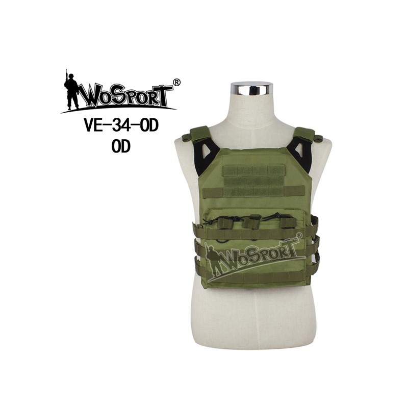 WoSporT MOLLE nosič plátů JPC – Zelená | ANAREUS