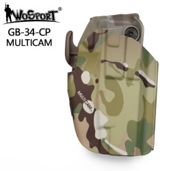 WoSporT Holster GB-34 Compact, Right-Handed – Multicam | ANAREUS