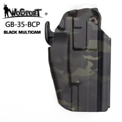 WoSporT uni púzdro GB-35 Full Size, pravé – Multicam Black | ANAREUS
