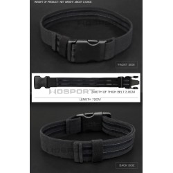 WST Tactical Elastic Anti-Slip Thigh Belt – Black