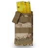 WST MOLLE Open Single M4 / AR15 Magazine Pouch – Tan