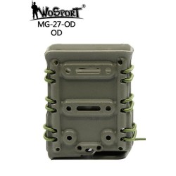 WoSporT Nylon MOLLE 7.62 / AK Magazine Pouch – Green | ANAREUS