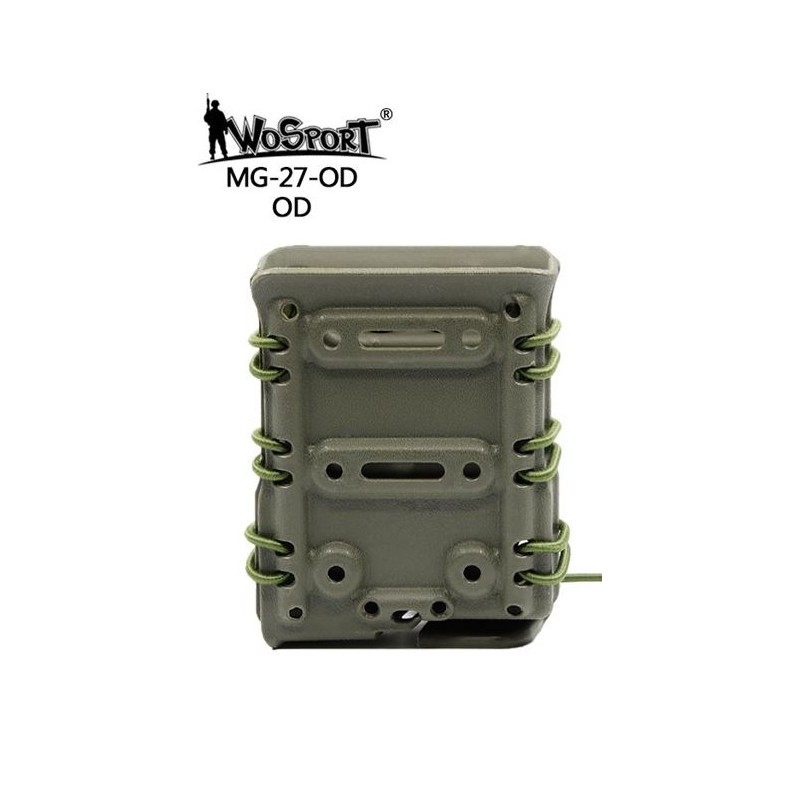 WoSporT Nylon MOLLE 7.62 / AK Magazine Pouch – Green | ANAREUS