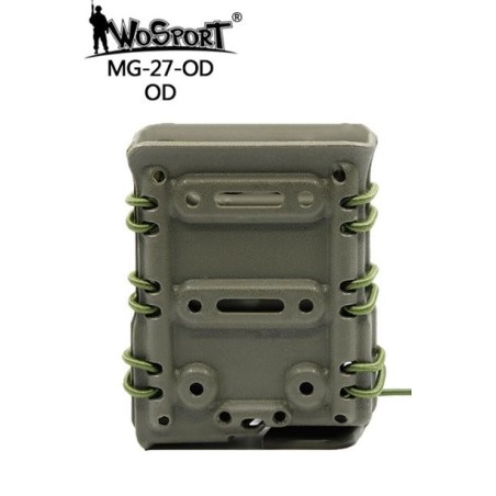 WoSporT Nylon MOLLE 7.62 / AK Magazine Pouch – Green | ANAREUS
