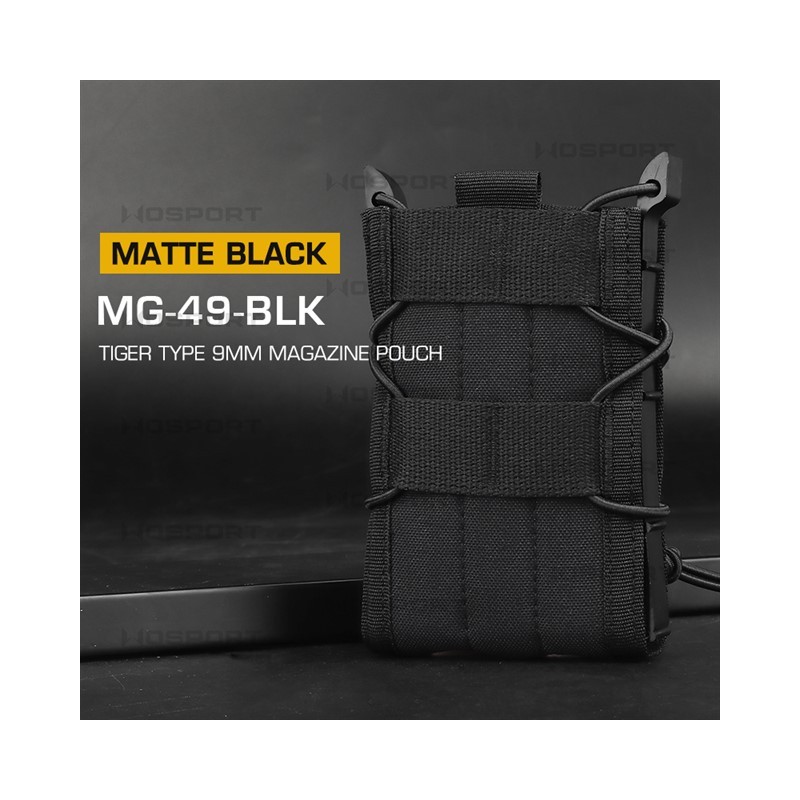 WST MOLLE sumka TIGER na zásobník M4 / AR15 (5.56) – Černá
