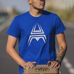 Tričko ANAREUS Spider logo - modré