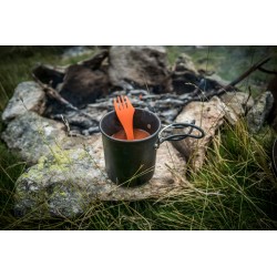 Hrnek CAMP hliník 0,85 l - šedý