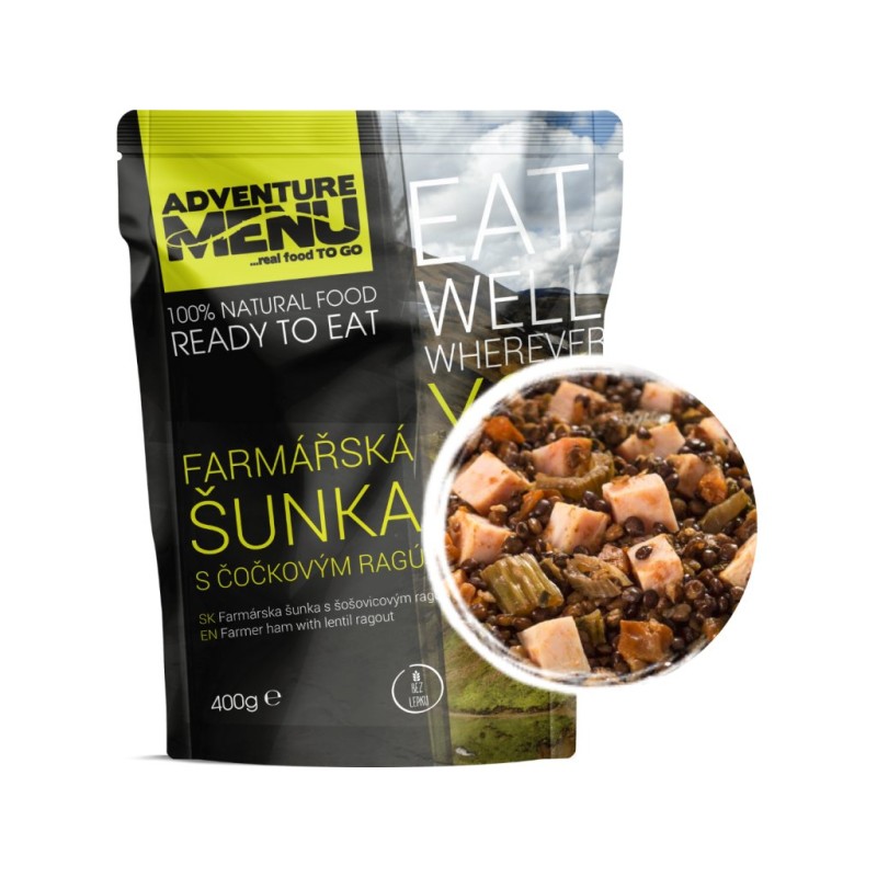 AM MRE Farmer's Ham with Lentil Ragout (400 g)
