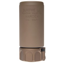 WARDEN BLAST DUMMY QD SILENCER CCW - FDE (FULL MARKING)