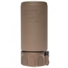 WARDEN BLAST DUMMY QD SILENCER CCW - FDE (FULL MARKING)