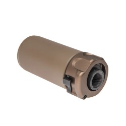 WARDEN BLAST DUMMY QD SILENCER CCW - FDE (FULL MARKING)