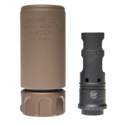 Tlumič QD WARDEN BLAST (-14mm levotočivý) - Černý (FULL MARKING)