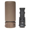 Tlumič QD WARDEN BLAST (-14mm levotočivý) - Černý (FULL MARKING)