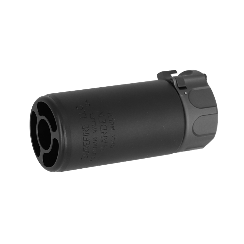 Tlumič QD WARDEN BLAST (-14mm levotočivý) - Černý (FULL MARKING)