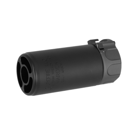 Tlumič QD WARDEN BLAST (-14mm levotočivý) - Černý (FULL MARKING)