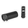 Tlumič QD WARDEN BLAST (-14mm levotočivý) - Černý (FULL MARKING)