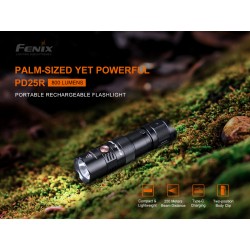 LED svítilna Fenix PD25R - nabíjecí