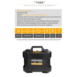 FMA Vault Equipment KUFR vodotěsný s výplní - černý