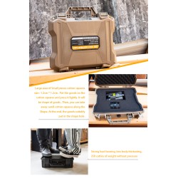 FMA Vault Equipment KUFR vodotěsný s výplní - černý