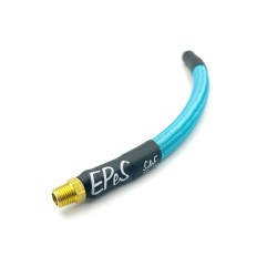 IGL Hadice HPA - QD samec + 1/8NPT - 20cm s opletem - modrá