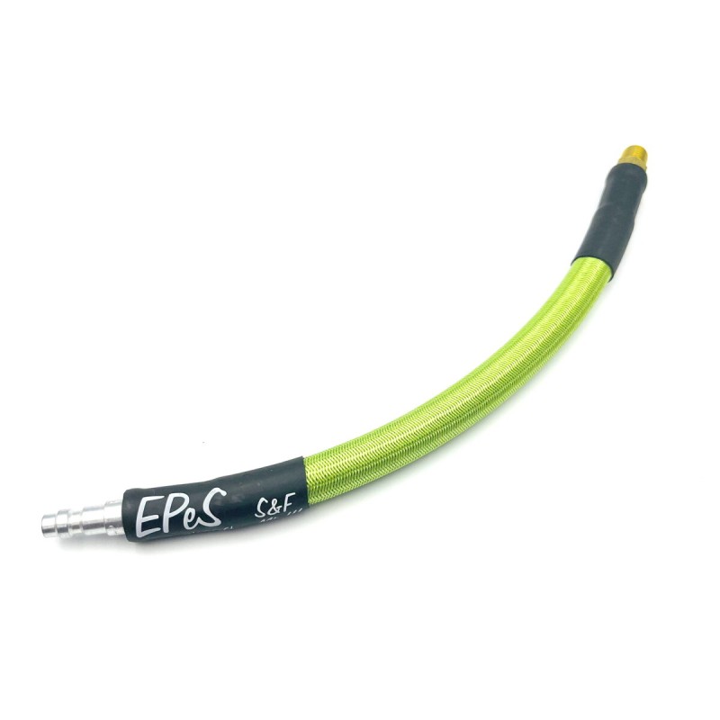 IGL HPA - QD male + 1/8NPT - 20cm hose with holster - Green