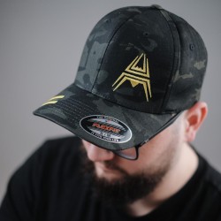 FLEXFIT Kšiltovka ANAREUS Spider logo žluté - Multicam BLACK®