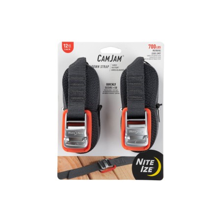 NITE IZE upínací popruhy CAMJAM® TIE DOWN STRAPS 12ft (3,65 m), 2 ks