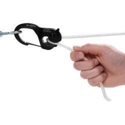 CamJam XT Aluminium Cord Tightener Upínací hliníková karabina, černá - velká