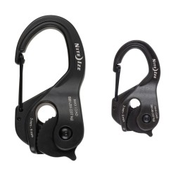 CamJam XT Aluminium Cord Tightener Upínací hliníková karabina, černá - velká