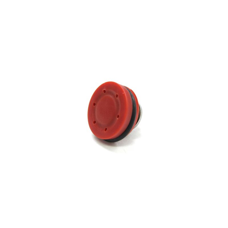 Plastic flat piston head with the bearing
