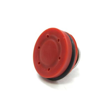 Plastic flat piston head with the bearing