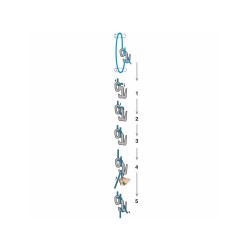 Figure 9® Rope Tightener, silver - small