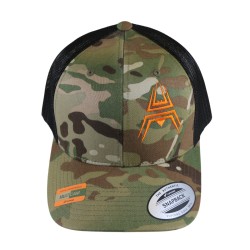 Retro Trucker Kšiltovka ANAREUS Spider logo oranžové - Multicam®