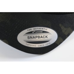 Retro Trucker Kšiltovka ANAREUS Spider logo žluté - Multicam BLACK®