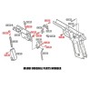 Chassis Internal Parts For MARUI M1911A1/MEU/M45A1/S70/Detonics