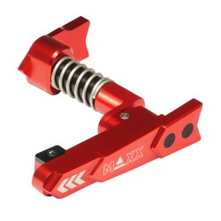 CNC Aluminum Advanced Magazine Release Style A for M4/M16 - Red