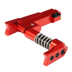 CNC Aluminum Advanced Magazine Release Style A for M4/M16 - Red