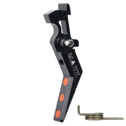 Hliníková CNC SPEED spoušť pro M4/M16 - TYPE A, černá